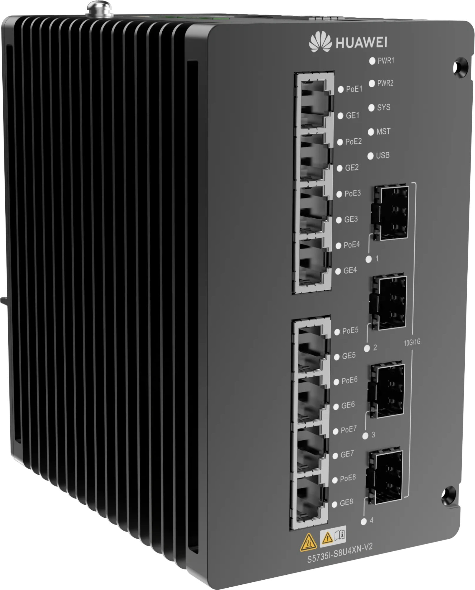 Industrial (DIN Rail–Mounted) CloudEngine S5735I-S8U4XN-V2