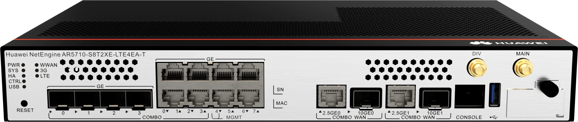 Enterprise Router NetEngine AR5710-S8T2XE-LTE4EA-T