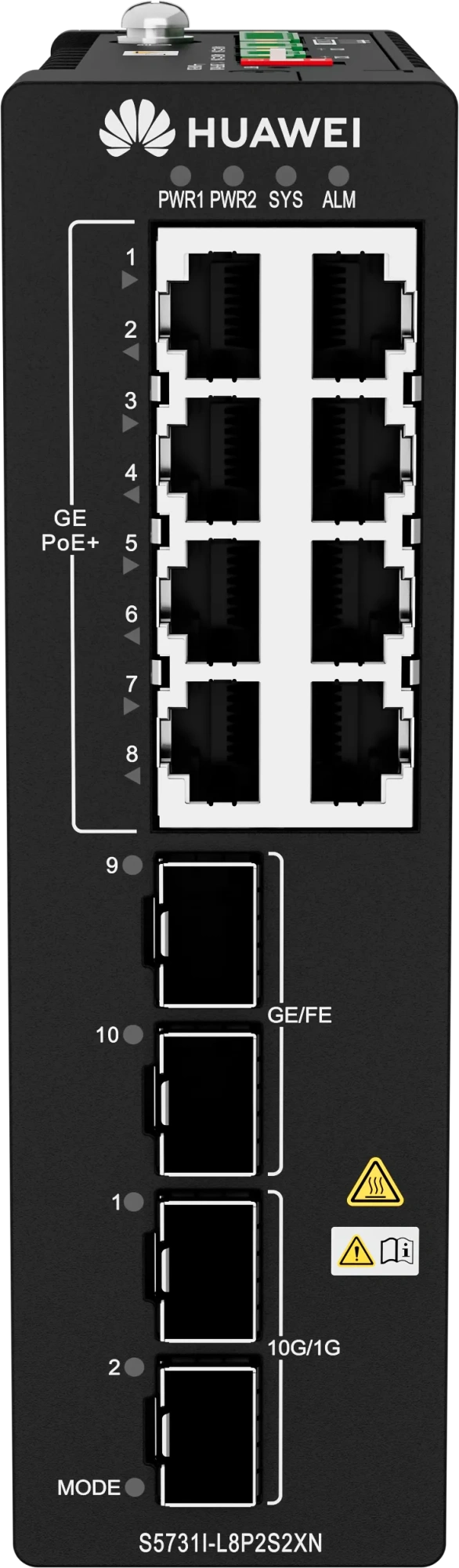 Industrial (DIN Rail–Mounted) S5731I-L8P2S2XN
