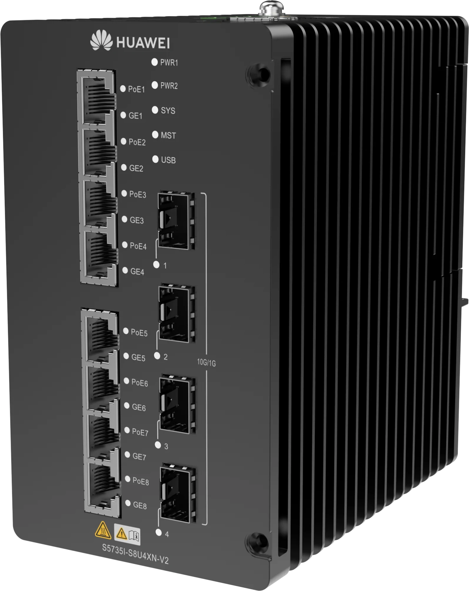 Industrial (DIN Rail–Mounted) CloudEngine S5735I-S8U4XN-V2
